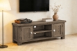 Picture of WESTMINSTER 47" Solid Oak 2-Door TV Stand (Walnut)