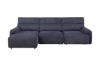 Picture of LUNOX Power Reclining Sectional Sofa/Slide out Sofa Bed with USB Type-C Ports (Dark Grey)