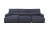Picture of LUNOX Power Reclining Sectional Sofa/Slide out Sofa Bed with USB Type-C Ports (Dark Grey)
