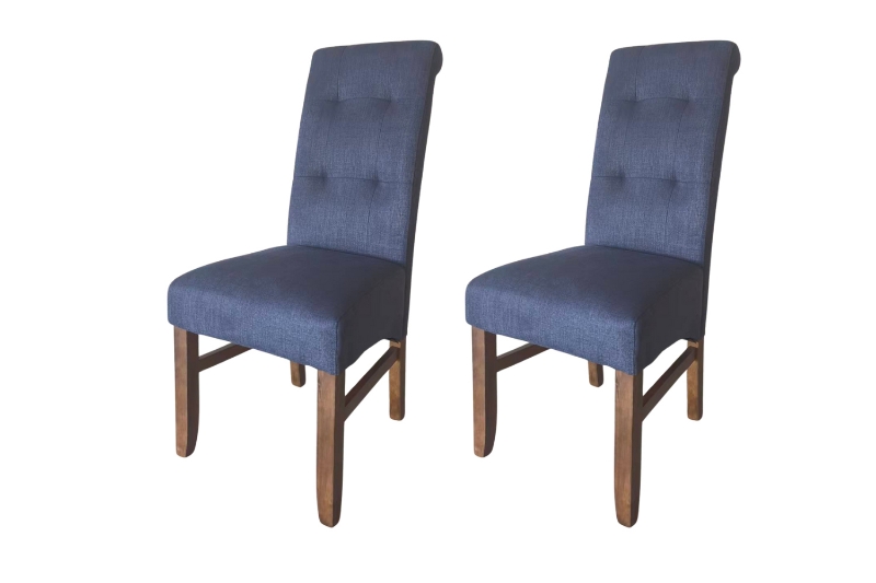 Picture of ROLFIN Dining Chair (Dark Blue) - 2 Chairs in 1 Carton