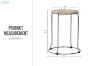 Picture of HOUSEHOLD Stackable Stool (Wood)
