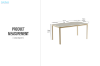 Picture of ONSLOW 59" Sintered Stone Top Dining Table 