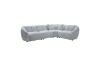 Picture of ELIO Sectional Modular Sofa Range - 4PC Big Combo Set (LAF Armchair + Armless + Corner + RAF Armchair)