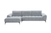 Picture of LENNOX Fabric Sectional Sofa/Sofa Bed with Adjustable Backrest