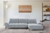 Picture of LENNOX Fabric Sectional Sofa/Sofa Bed with Adjustable Backrest - Chaise Facing Right