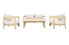 Picture of LUMORA 4PC Outdoor Sofa Set with Coffee Table