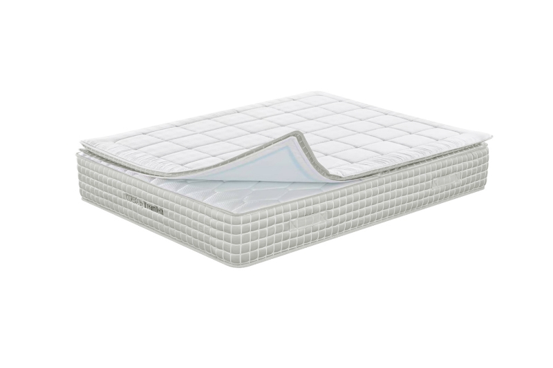 Picture of COREXA Gel Memory Foam Detachable Dual Layer 5 Zone Pocket Spring Mattress - Queen Size