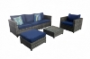 Picture of OVIOS 6PC Aluminum Frame Outdoor Sectionl Sofa Set