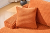 Picture of ASHFORD Fabric Sectional Compressed Sofa (Orange) - Chaise Facing Right