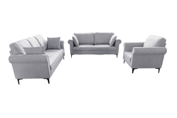 Picture of LUMA 3/2/1 Seater Fabric Sofa Range (Grey)
