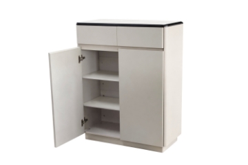 Picture of VALOR 31.5" 2-Door 2-Drawer Engineered Stone Top Shoe Cabinet
