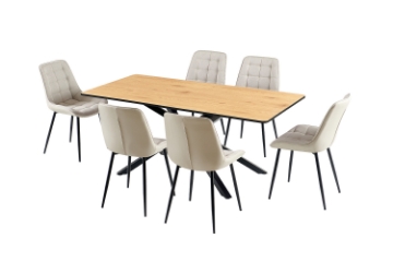 Picture of MARION 7PC 71" Dining Set