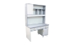 Picture of ZEAL 47" 2-Door 3-Drawer Study Desk with shelf