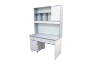 Picture of ZEAL 47" 2-Door 3-Drawer Study Desk with shelf