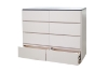 Picture of LINAS 8-Drawer Engineered Stone Top Tallboy