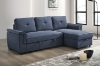Picture of [FLOOR MODEL CLEARANCE]MATON Reversible Corner Sofa/Pull-Out Sofa Bed with Storage (Blue)