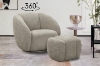 Picture of EMERY 360° Swivel Chair with Ottoman