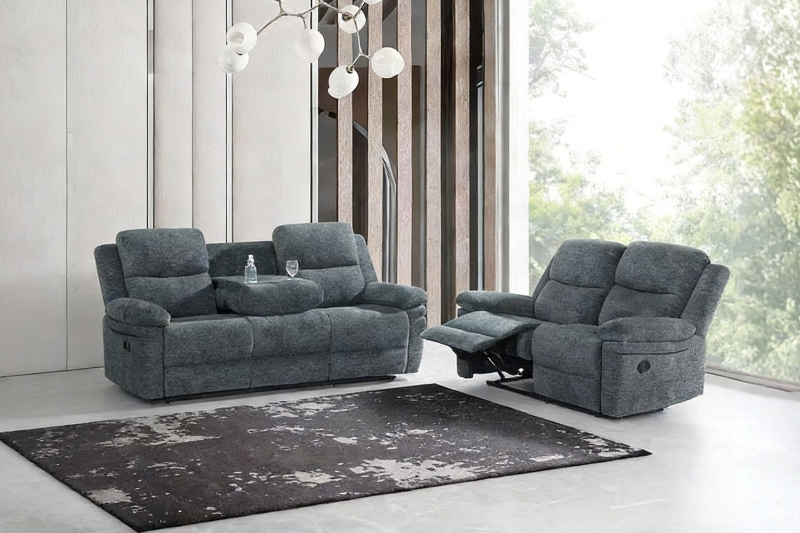 Picture of VENICE Manual Recliner Sofa Range - Loveseat + Sofa Set