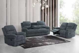 Picture of VENICE Manual Recliner Sofa Range - Armchair + Loveseat + Sofa Set