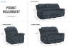 Picture of VENICE Manual Recliner Sofa Range - Armchair + Loveseat + Sofa Set