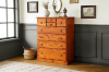 Picture of Samantha  SOLID PINE 8DRAWERS CHEST