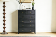 Picture of METRO 6-Drawer Solid Pine Wood Chest (Black)