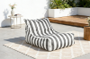 Picture of AIRYAURA Outdoor Bean Bag Lounger XL (White & Brown)