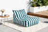 Picture of AIRYAURA Outdoor Bean Bag Lounger XL (White & Green)