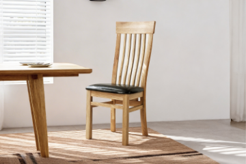 Picture of NEWLAND Solid Oak Slat Back Dining Chair