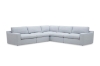 Picture of SPLENDOR Feather-Filled Fabric Corner Sofa (Grey)