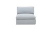 Picture of SPLENDOR Feather-Filled Fabric Corner Sofa (Grey)