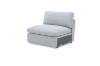 Picture of SPLENDOR Feather-Filled Fabric Corner Sofa (Grey)
