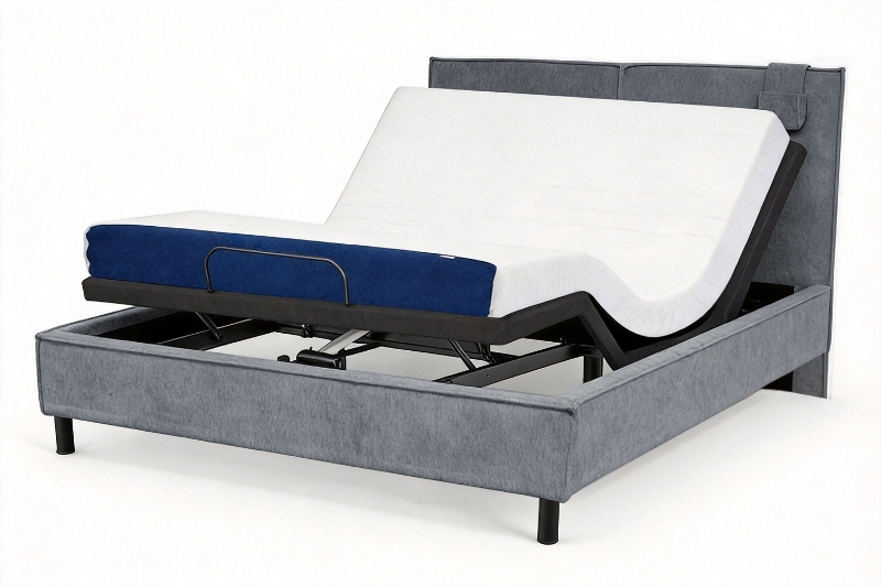 Picture of MOTIONFLEXI PRO Electric Adjustable Bed Frame & Base with Memory Foam Mattress Set in Twin XL/Queen/Split Eastern King Size