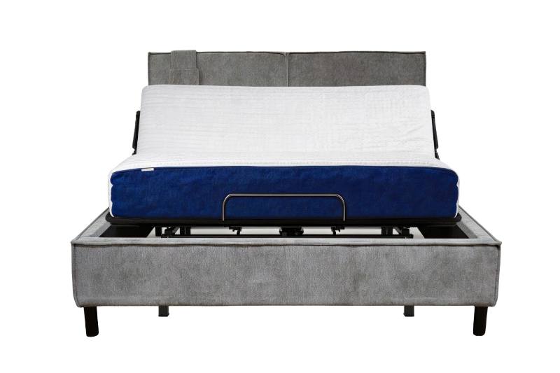 Picture of MOTIONFLEXI Electric Adjustable Bed Frame & Base with Memory Foam Mattress Set - Queen Size
