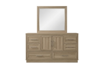 Picture of ELBRIM 6-Drawer Dresser with Mirror