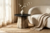 Picture of BETA D23.5" Round Reclaimed Pine Wood Side Table