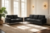 Picture of ZENON Fabric Sofa Range - Loveseat + Sofa Set