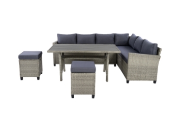 Picture of HARRISON Sectional Dining Outdoor Sofa Set