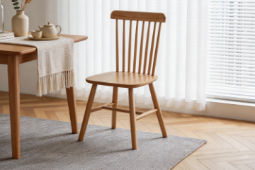Picture of WINDSOR Rubber Wood Dining Chair (Natural Color)