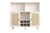 Picture of NORLEN 2-Door Bar Cabinet/Buffet with LED Lighting