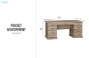 Picture of RIVERTON 65" Executive Desk
