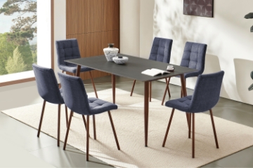 Picture of BARRON 7PC 59" Sintered Stone Top Dining Set