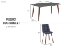 Picture of BARRON 7PC 59" Sintered Stone Top Dining Set