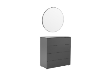 Picture of LORIEN 4-Drawer Dresser with Mirror