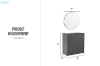 Picture of LORIEN 4-Drawer Dresser with Mirror
