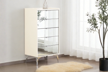 Picture of MIRORA 5-Drawer Mirrored Chest