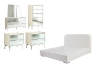 Picture of  MIRORA Mirrored Bedroom Combo Set - 4PC Queen