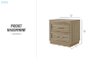 Picture of ELBRIM 2-Drawer Nightstand