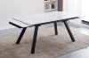 Picture of DALTON 63"-86.5"/71"-94.5" Extension Glossy Sintered Stone Top Dining Table