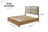 Picture of BRYDEN Bed Frame with Storage Drawers - Queen Size